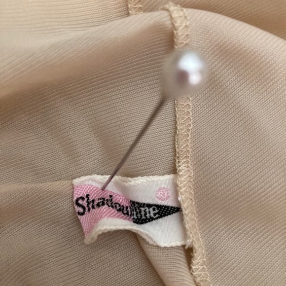 Vintage Shadow Line Layered Chiffon Peignoir Set - Picture 10 of 12